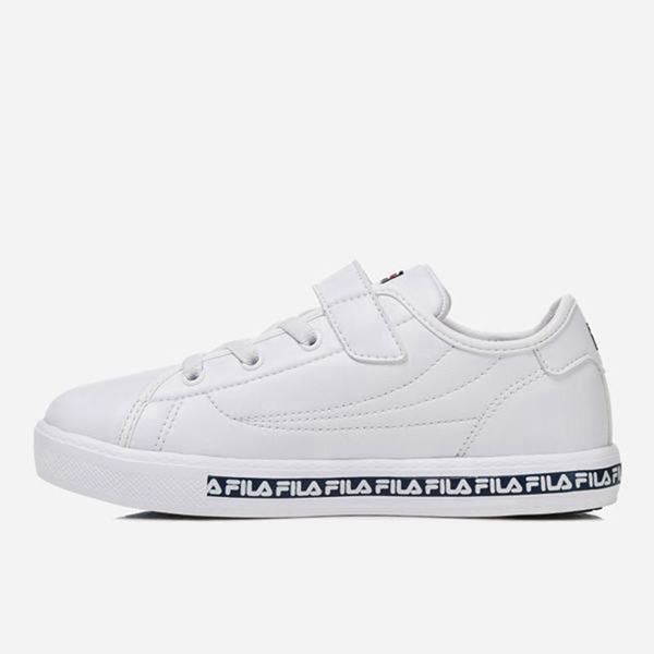 Fila Center Court S Kd Boy's Lifestyle Shoes - White,NZ 276-97361